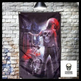 Drapeau Tête de Mort Moto - Crâne Passion