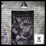 Drapeau Tête de Mort Poker - Crâne Passion