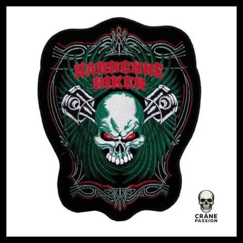 Écusson Biker Life - Crâne Passion