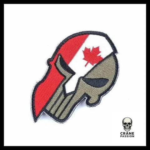 Écusson Canada - Crâne Passion