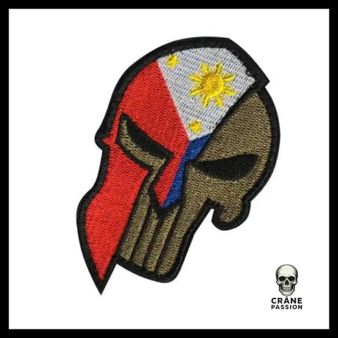 Écusson Crâne Philippines - Crâne Passion