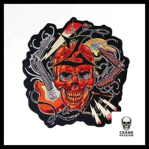 Écusson Rock - Crâne Passion