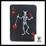 Écusson Squelette Poker - Crâne Passion