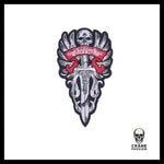 Écusson Tête de Mort Aillée - Crâne Passion