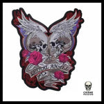 Écusson Tête de Mort Anges - Crâne Passion