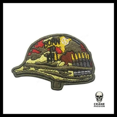 Écusson Tête de Mort Armée - Crâne Passion