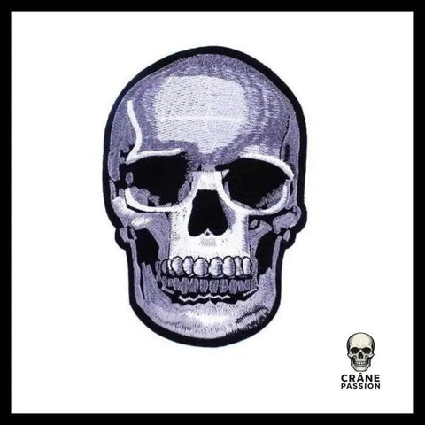 Écusson Tête de Mort Grand Modèle - Crâne Passion