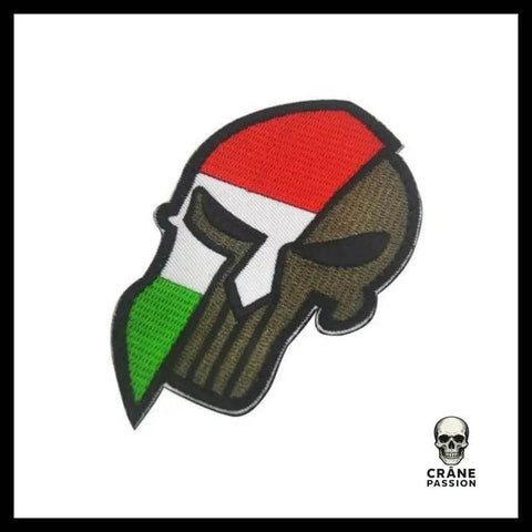 Écusson Tête de Mort Italien - Crâne Passion