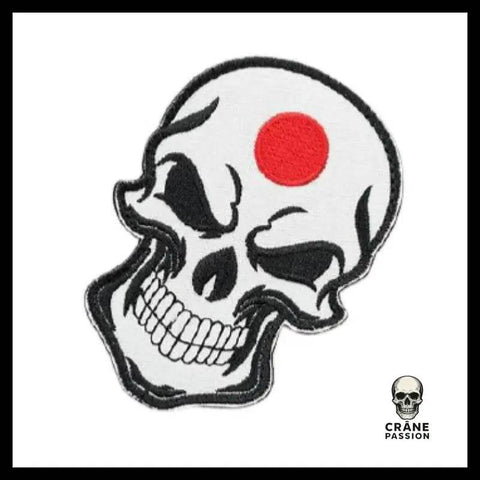 Écusson Tête de Mort Japonaise - Crâne Passion