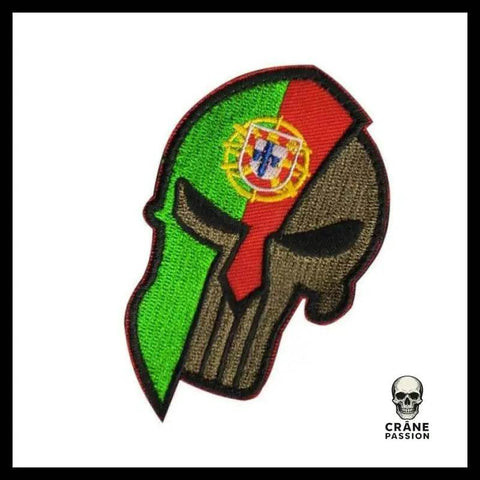 Écusson Tête de Mort Portugal - Crâne Passion