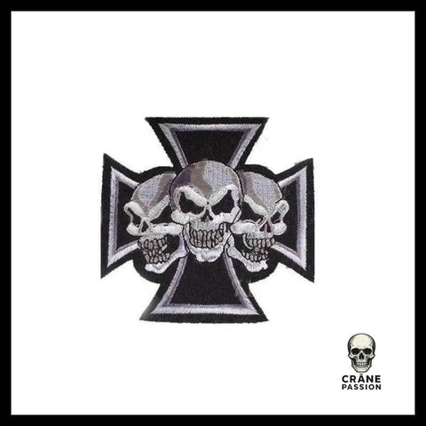 Écusson Tête de Mort Réaliste - Crâne Passion