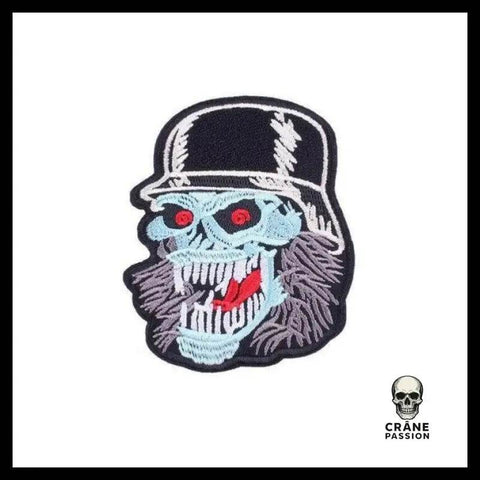 Écusson Tête de Mort Soldat - Crâne Passion