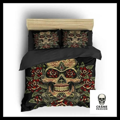 Housse de Couette Tête de Mort - Crâne Passion