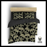 Housse de Couette Tête de Mort Calavera - Crâne Passion