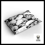 Housse de Couette Tête de Mort Noir et Blanc - Crâne Passion