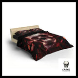 Housse de Couette Tête de Mort Romantique - Crâne Passion