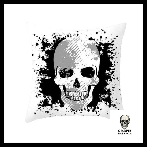 Housse de Coussin Tête de Mort Peinture - Crâne Passion
