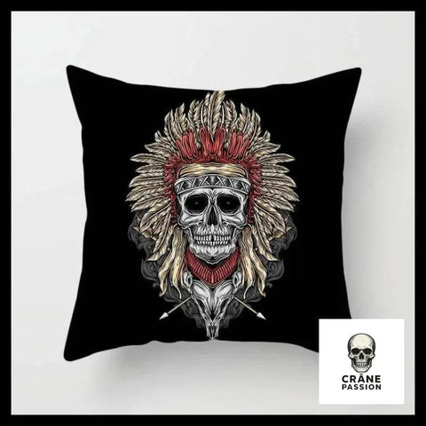 Housse de Coussin Tête de Mort Siou - Crâne Passion