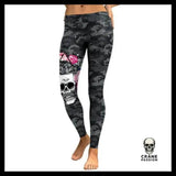 Legging Camouflage Démoniaque - Crâne Passion