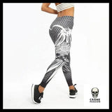 Legging Crâne Fleuri - Crâne Passion