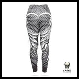 Legging Crâne Fleuri - Crâne Passion