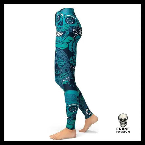 Legging Crâne Mexicain - Crâne Passion