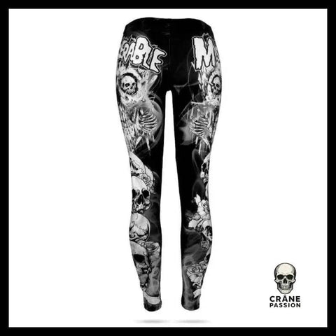 Legging Gothique - Crâne Passion