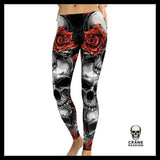Legging Gothique Romantique - Crâne Passion