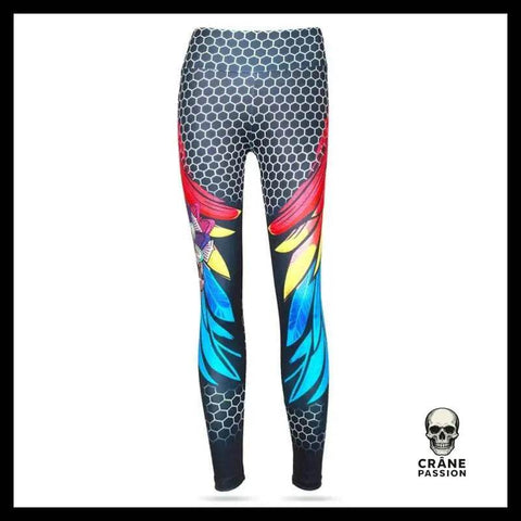 Legging Nid d'Abeille - Crâne Passion