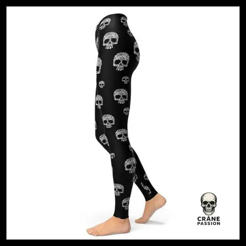 Legging Punk - Crâne Passion