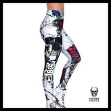 Legging Rock Femme - Crâne Passion
