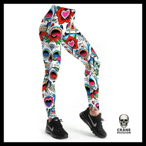 Legging Skull Love - Crâne Passion