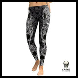 Legging Skull Maori - Crâne Passion