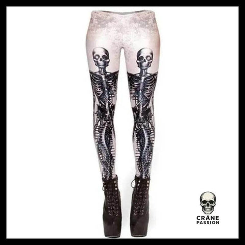 Legging Squelette - Crâne Passion