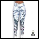 Legging Tête de Mort Ailée - Crâne Passion