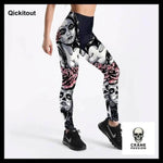 Legging Tête de Mort Calavera Femme - Crâne Passion