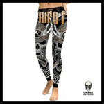 Legging Tête de Mort Casque Metal - Crâne Passion