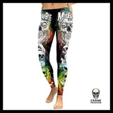 Legging Tête de Mort Colorée - Crâne Passion