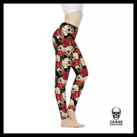 Legging Tête de Mort Crânes Brises - Crâne Passion