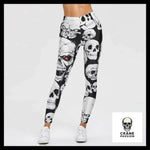 Legging Tête de Mort Crânes Diaboliques - Crâne Passion