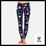 Legging Tête de Mort Cristaux - Crâne Passion