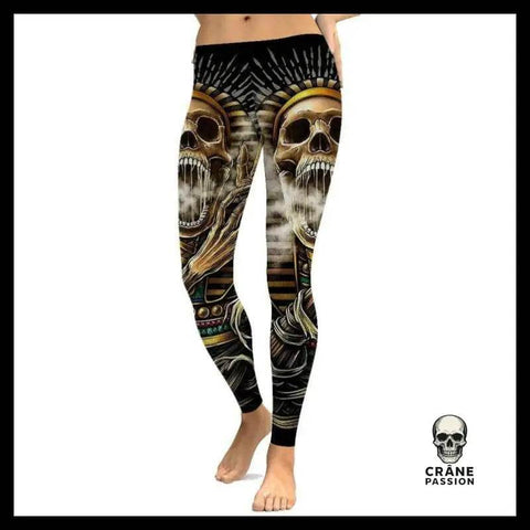 Legging Tête de Mort Egypte - Crâne Passion