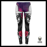 Legging Tête de Mort Femme Mexicaine - Crâne Passion