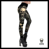 Legging Tête de Mort Lion - Crâne Passion