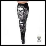 Legging Tête de Mort Lion - Crâne Passion