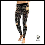 Legging Tête de Mort Lion - Crâne Passion