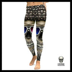 Legging Tête de Mort Lunette 3d - Crâne Passion