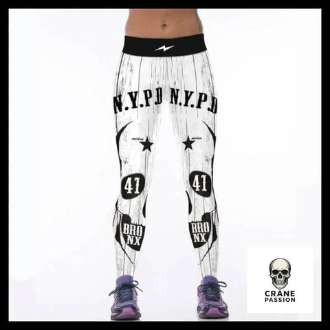 Legging Tête de Mort New York - Crâne Passion