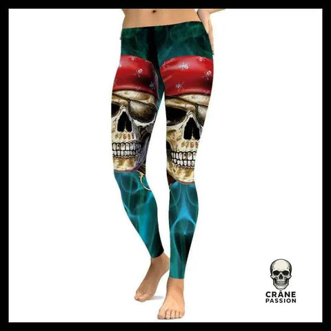 Legging Tête de Mort Pirates - Crâne Passion