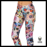 Legging Tête de Mort Skull Calavera - Crâne Passion